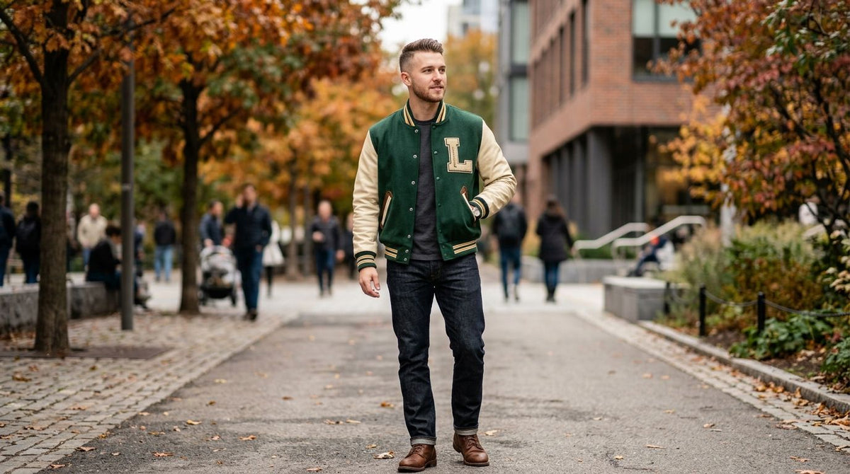 Varsity Jackets for Men: Choosing Fit and Construction
