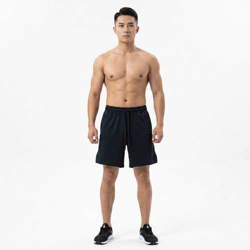 Loose-fit drawstring shorts with side pockets — Heavy Standard