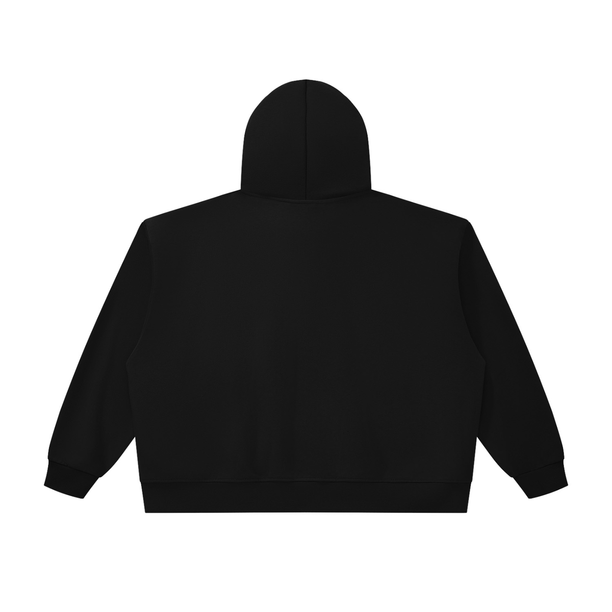 Unisex Oversized Chunky-Zip Boxy Hoodie