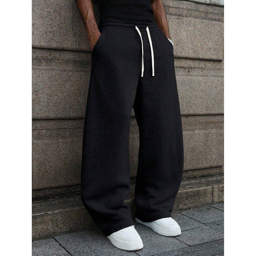 Men's loose-fit straight-leg sweatpants from Heavy Standard, sizes S to 5XL