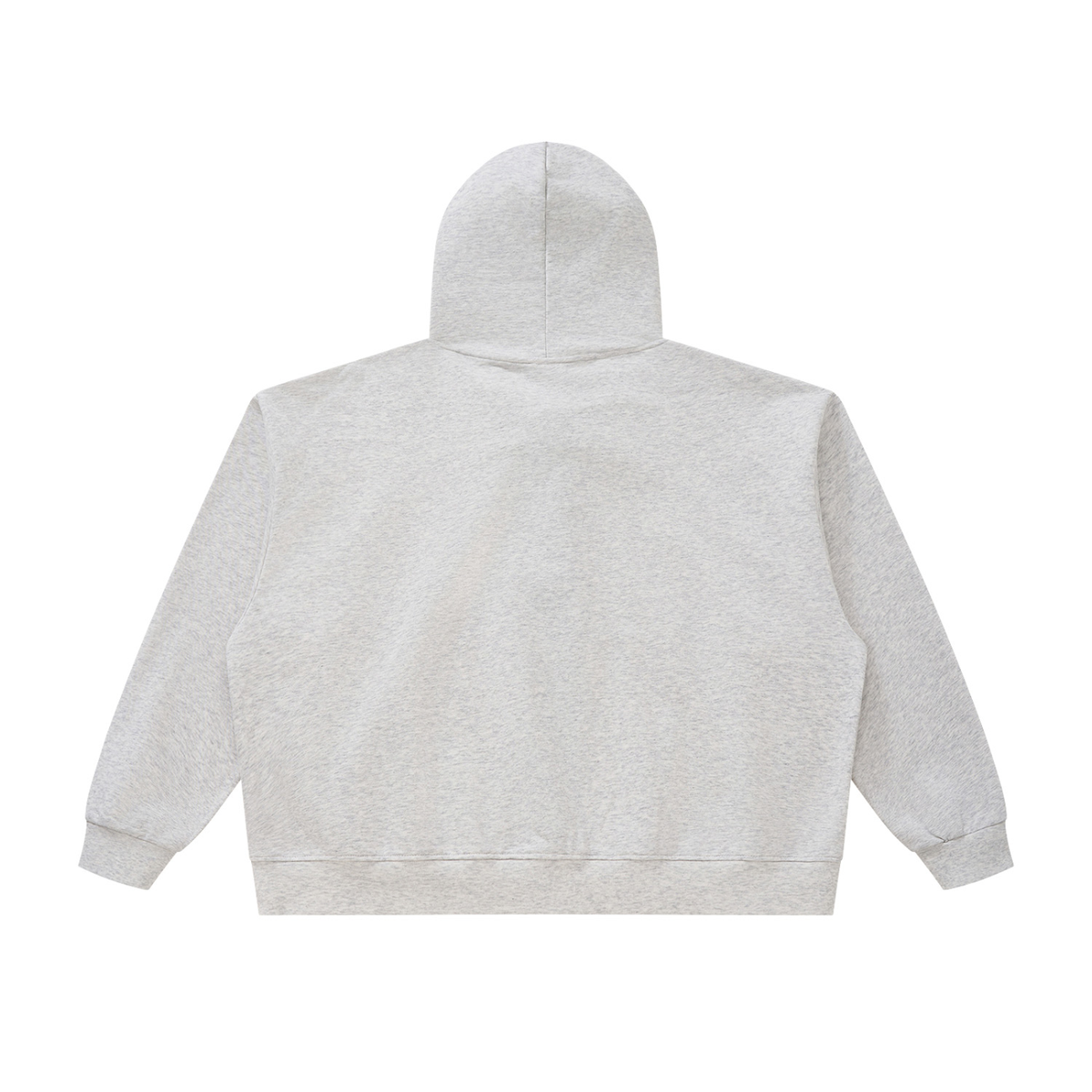 Unisex Oversized Chunky-Zip Boxy Hoodie